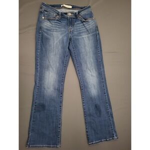 Levis 529 Curvy Bootcut Jeans Womens 8 Medium Wash Blue Denim Mid Rise Pants